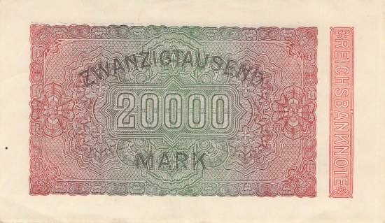 20000 Mark 1923 ro.84f xF